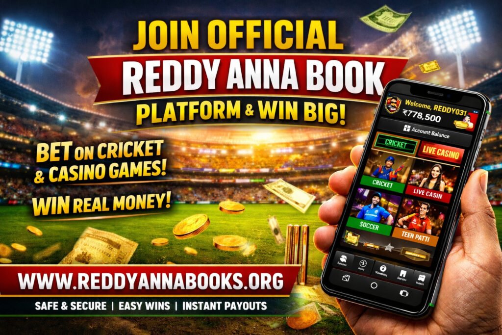 Join Official Reddy Anna Book Platform and Win Big