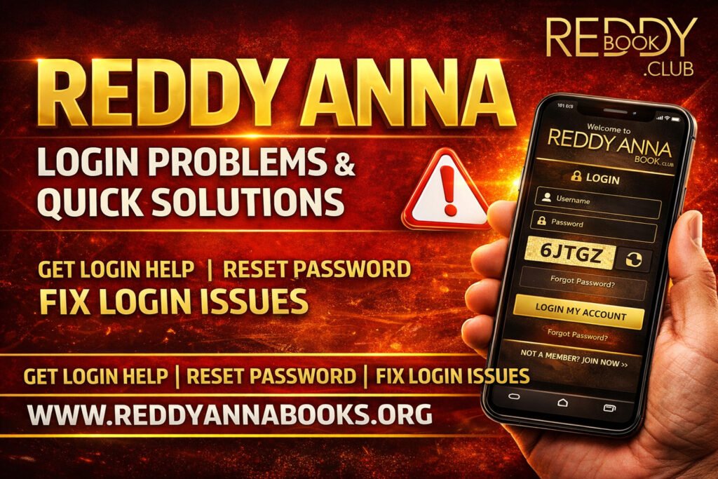 Reddy Anna Login Problems & Quick Solutions