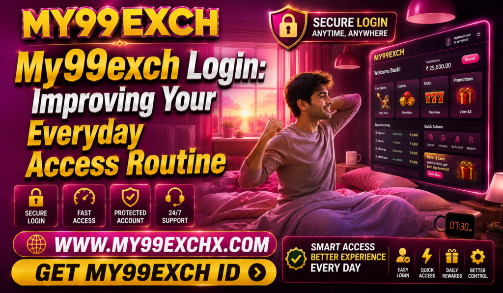 My99exch Login Improving Your Everyday Access Routine
